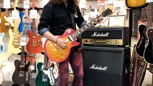 Gibson USA Les Paul Classic Premium Plus Cherry Sunburst 1994 USED Tone Check смотреть онлайн