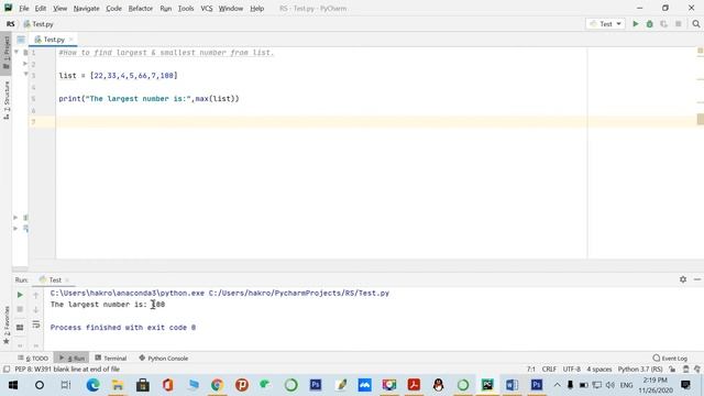 How To Find Max & Min Number From List | CodingFacts смотреть онлайн