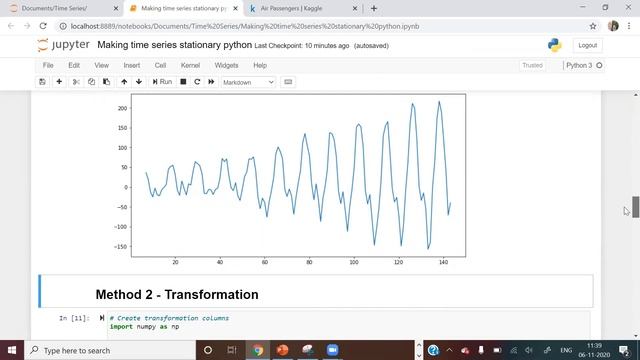 Making time series stationary In Python | How to make time series stationary in Python смотреть онлайн
