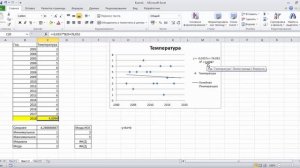 Уроки Excel. Статистические функции. Линия Тренда.
