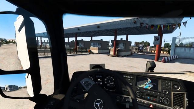 ETS 2 1.42 OpenBeta Convoy Multiplayer with mods Mercedes Actros MP4 (Istanbul-Ruse) смотреть онлайн