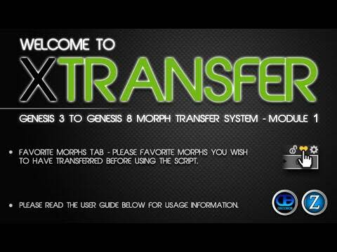 Daz3d XTSplash - convert genesis 3 to genesis 8
