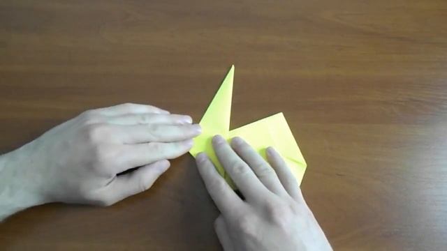 Как сделать цыплёнка из бумаги | Оригами цыплёнок смотреть онлайн