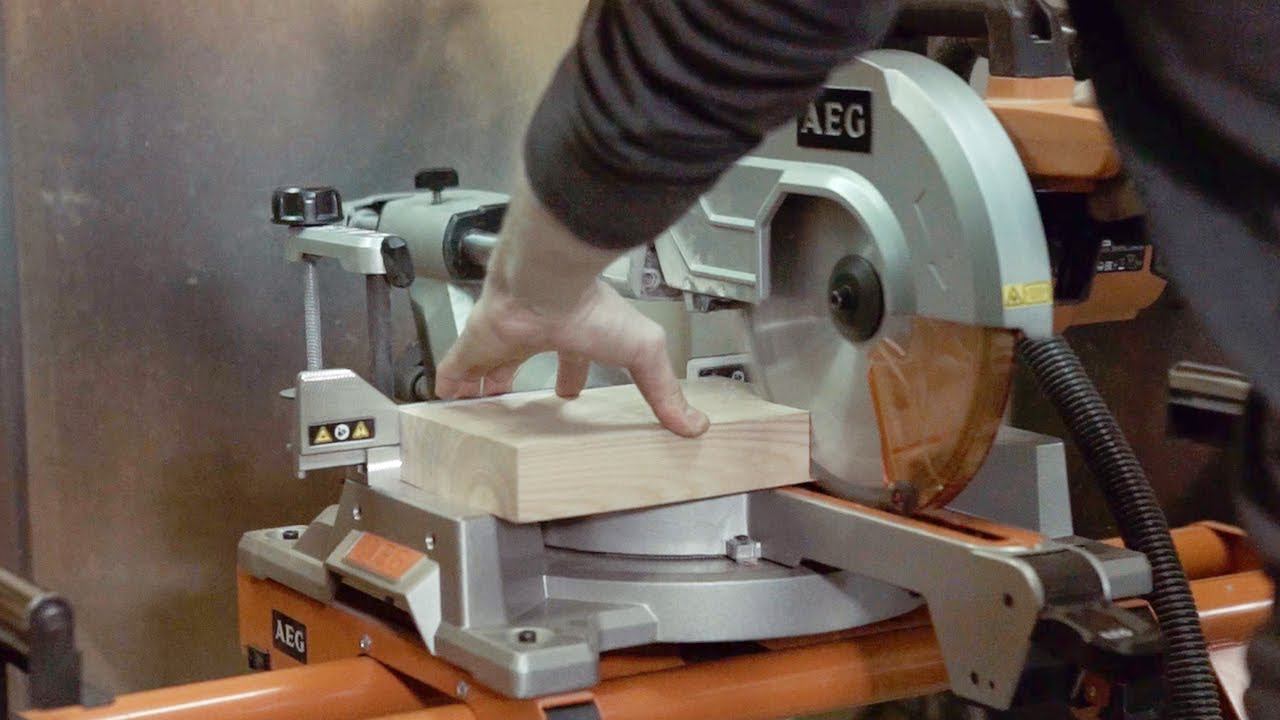 Обзор торцовочной пилы AEG PS 254 L со станиной AEG PSU 1000 смотреть онлайн