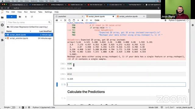 Learn Python for Machine Learning using a Linear Regression смотреть онлайн