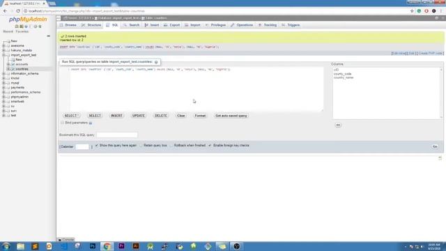 How to Export and Import Databases XAMPP смотреть онлайн
