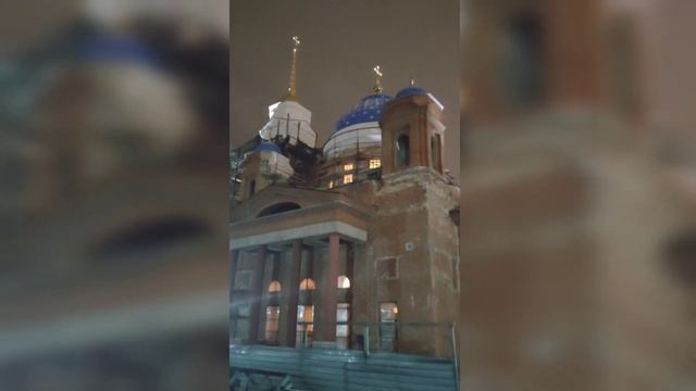 Вечерний Успенский собор в Екатеринбурге смотреть онлайн