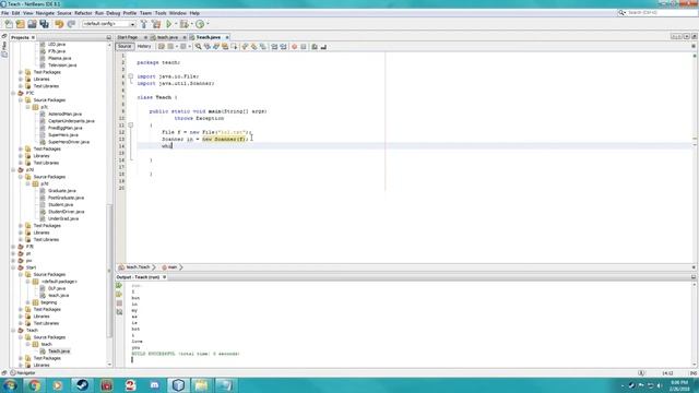 Java Scanner- Read From File смотреть онлайн