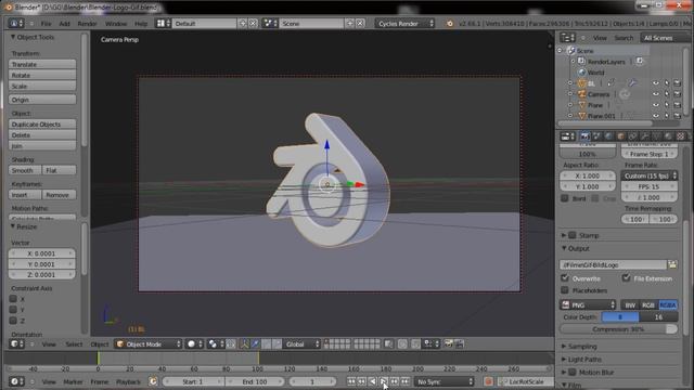 Tut 71 - Deutsch - Animierte Gif-Datei mit Blender und Gimp erstellen смотреть онлайн