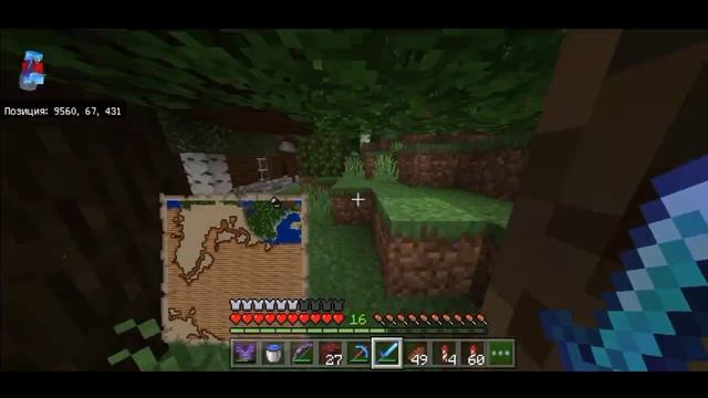 Выживание в майнкрафт бедрок на телефоне 1.17.0-1.18.0 | #9 Лесной особняк смотреть онлайн