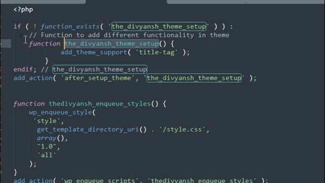 Add Theme Support Title Tag | add_theme_support | WordPress Theme Development |TheDivyansh | Part 1 смотреть онлайн