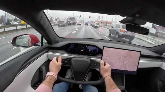 2023 Tesla Model S Plaid [1020HP] |0-100| POV Test Drive #1565 Joe Black