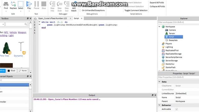 Roblox studio (2017) How to make a Day and Night script | Roblox scripting tutorials | смотреть онлайн