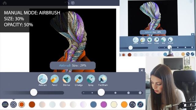 Coloring Tutorial: How to Color Galaxy Hair with Color Therapy App смотреть онлайн