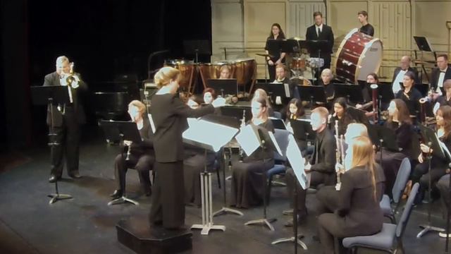 Rimsky-Korsakov Concerto by the Yuba College Band -Trombone Solo-Mike Sarringar 10 -27-2016 смотреть онлайн