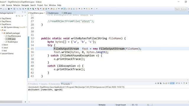 Java Tutorial for Beginners 2020 - Day 4 | IO Streams, Serialization and JDBC смотреть онлайн
