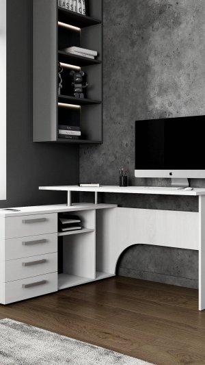 Стол Письменный Алькор Белый