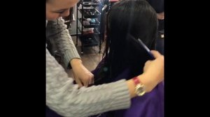 Видео урок. Стрижка рваный каскад. Лесенка.