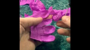 Хризантемы из гофрированной бумаги