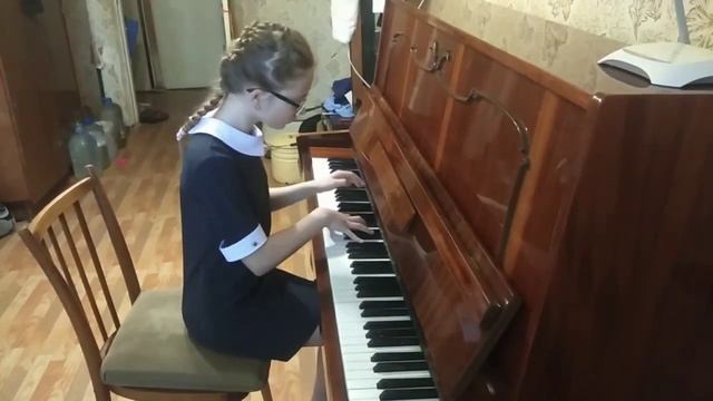 Василькова Настя. Этюд Фа # минор № 11.А.Бертини смотреть онлайн