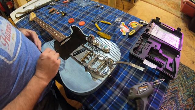 Dimarzio DP318 Super Distortion Wiring in American Fender Telecaster & Sound Demo смотреть онлайн