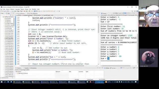 Java (06): while, do while, break, continue (CS102 2022-10-13) смотреть онлайн