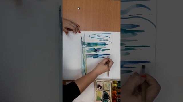 Мазки кистью. Акварель. 4 класс. Живопись смотреть онлайн