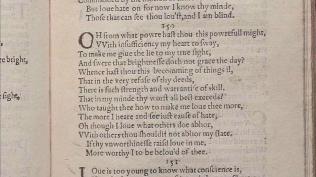 Shakespeare's Sonnet #150 "O, from what power hast thou this powerful might" смотреть онлайн