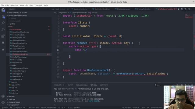 React Tutorial with Typescript (useReducer Hooks) in Hindi Part-9 смотреть онлайн