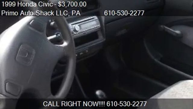 1999 Honda Civic DX coupe - for sale in Allentown, PA 18106 смотреть онлайн