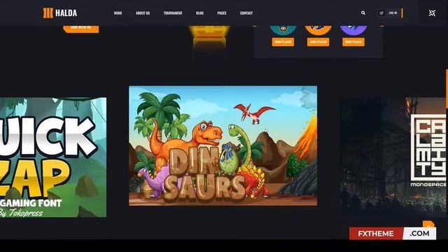 Halda - eSports and Gaming React JS Template esports website gaming magazine смотреть онлайн