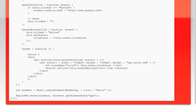 React a tag and button onClick propagation смотреть онлайн