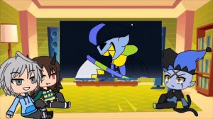 Реакция на Sans vs Jevil [Undertale vs Deltarune Animation]