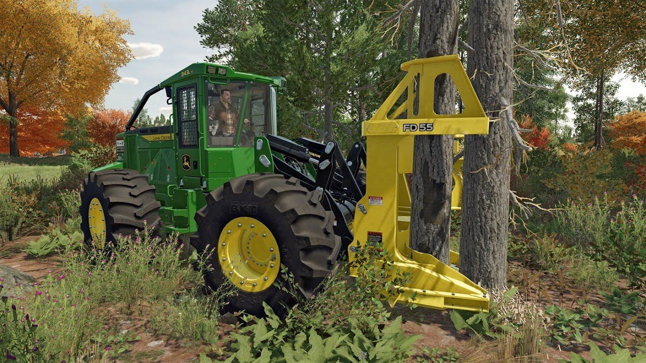 Farming Simulator 22 - ЛЕСОЗАГОТОВКА #8 Лесники. Строим американские горки и яхту смотреть онлайн