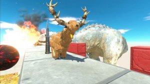 Run Away From The Dinosaur - Animal Revolt Battle Simulator