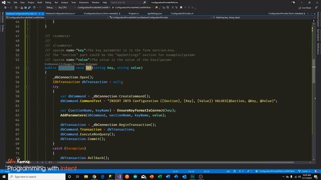 Net Core Custom ConfigurationProvider смотреть онлайн