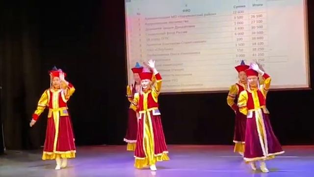 Народный ансамбль песни и танца "Бархан-Уула".Танец"Гурбан Эрдэни" смотреть онлайн