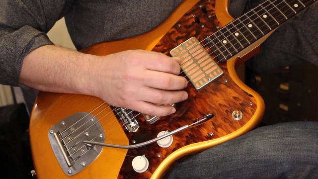 Waterslide Guitars Offset, Copper Metallic, Mojo Dual Foil Pickups, Descendant Vibrato + StayTrem смотреть онлайн
