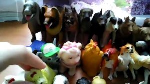 Обзор моей коллекции фигурок собак.