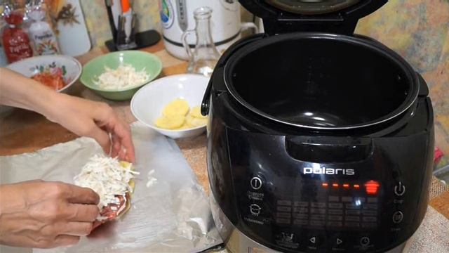 КУРИЦА С КАРТОШКОЙ В ФОЛЬГЕ В МУЛЬТИВАРКЕ смотреть онлайн