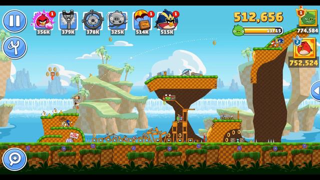 Angry Birds Friends Level 9 Tournament 1368 Highscore POWER-UP walkthrough смотреть онлайн