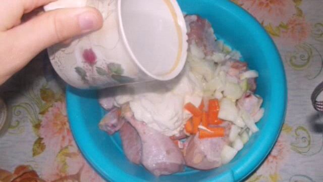 Нежные голени куриные в духовке с картофельным пюре. смотреть онлайн