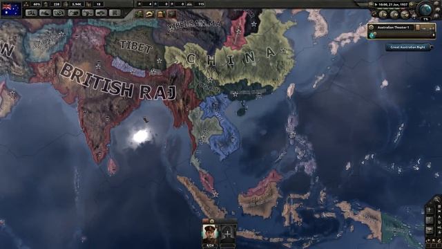 Hearts of Iron IV AUSTRALIA #02 Together for Victory DLC - Gameplay / Let's Play смотреть онлайн