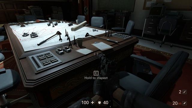 Wolfenstein 2 DLC - The Diary of Agent Silent Death: Gestapo Office (Collectibles) смотреть онлайн