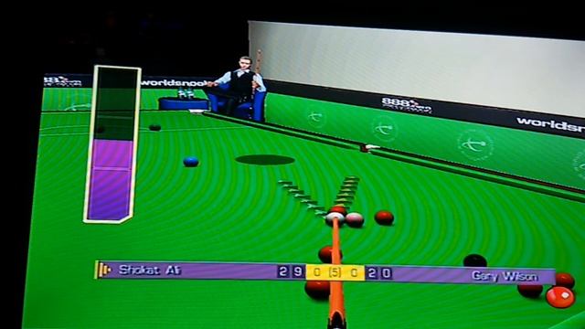 Shokat Ali - Gary Wilson Frame 1 World Snooker Championship 2007 Qualification PS2 смотреть онлайн