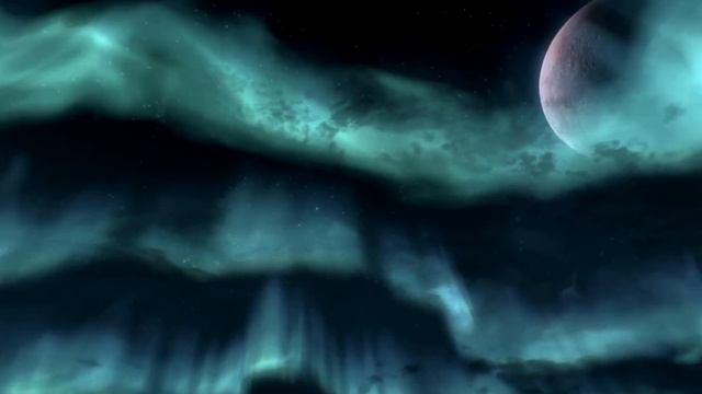 Skyrim - Dawnstar Aurora at The Night смотреть онлайн