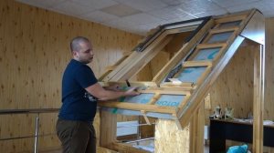 монтаж мансардного окна Fakro (Факро) 2015