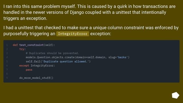 TransactionManagementError "You can't execute queries until the end of the 'atomic' block" while us смотреть онлайн