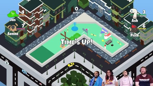 MINI GOLF MEETS ULTIMATE CHICKEN HORSE - Fore Score (4-player gameplay) смотреть онлайн