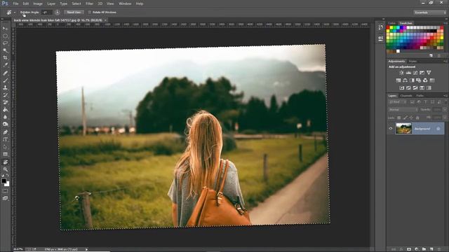 How to use Rotate View Tool in Photoshop смотреть онлайн